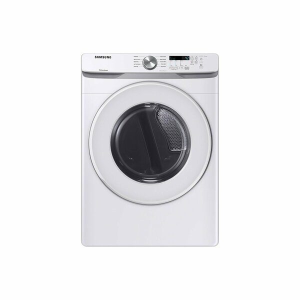 Almo 7.5 cu. ft. Electric Sensor Dry Dryer with Smart Care and Interior Drum Light in White DVE45T6000W